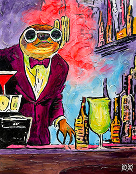 Self Portrait: John as a Bartender