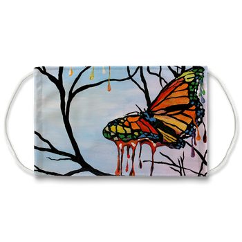 Face Mask - Melting Butterflies