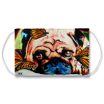 Face Mask - Bugged Pug
