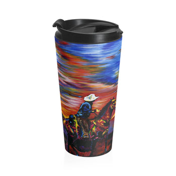 Cowboy Sunset - Travel Mug