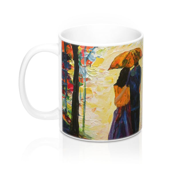 Couple in the Rain - Mug
