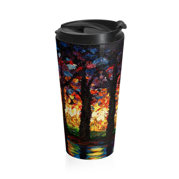 Stroll in the Rain - Travel Mug