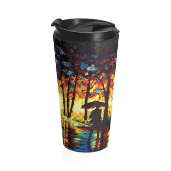 Stroll in the Rain - Travel Mug