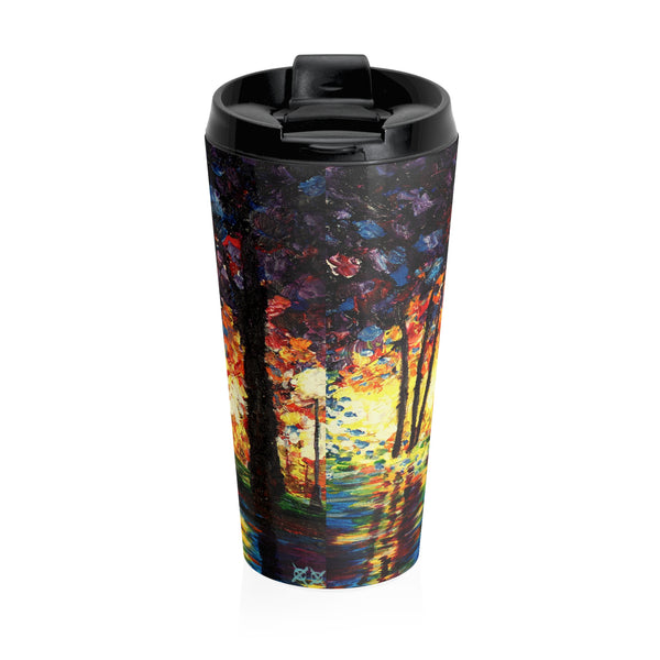 Stroll in the Rain - Travel Mug