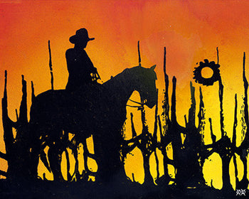 Cowboy Silhouette