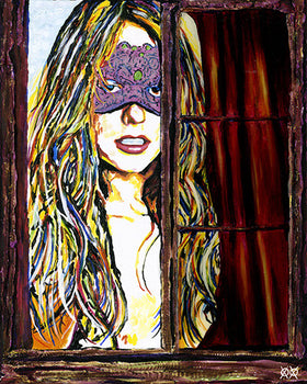 Mardi Gras Window