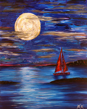 Moonlit Sail