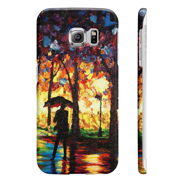 Stroll in the Rain - Phone Case