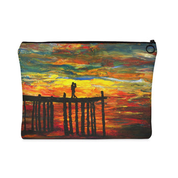 Couple on a Pier - Flat Carry Pouch