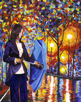 Central Park in the Rain