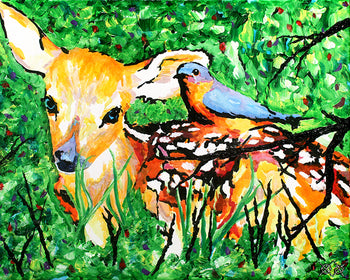 Fawn and Friend - Workroom Stock