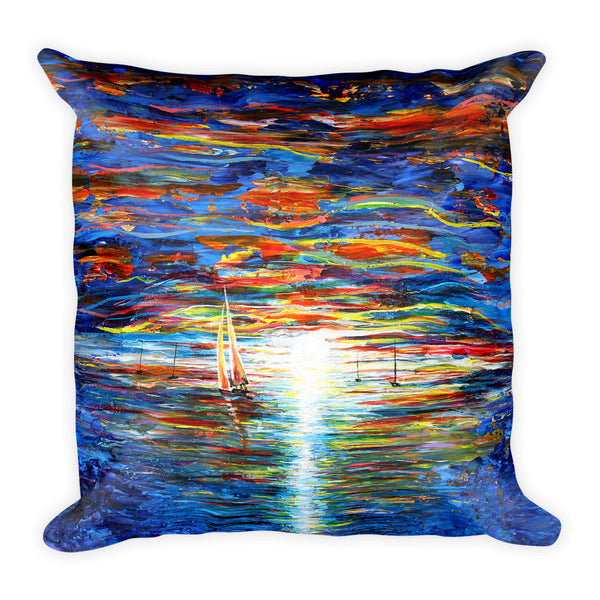 Square Pillow - Seascape