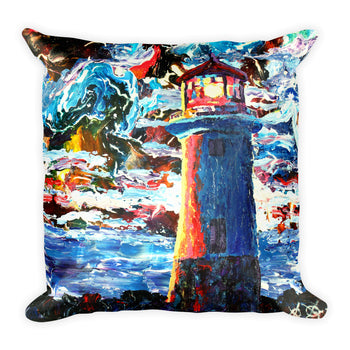 Square Pillow - Lighthouse