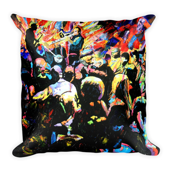 Square Pillow - Spring Jazz