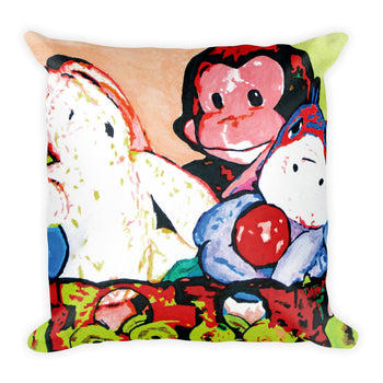 Square Pillow - Jack's Friends