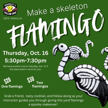 Skeleton Flamingo Workshop Thursday, Oct. 16