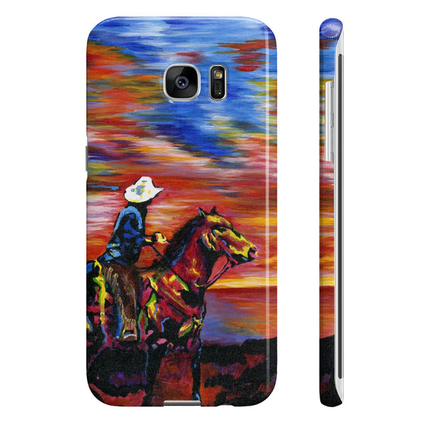 Cowboy Sunset - Phone Case