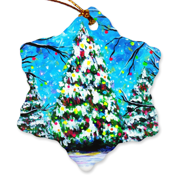 Porcelain Ornament - Winter Wonderland