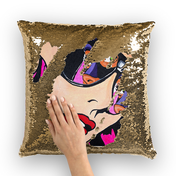 Pop Sequin Cushion Cover