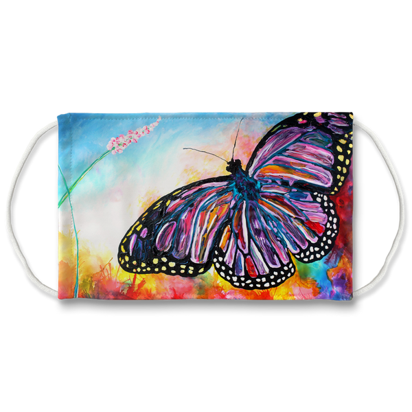 Face Mask - A Flight of Color