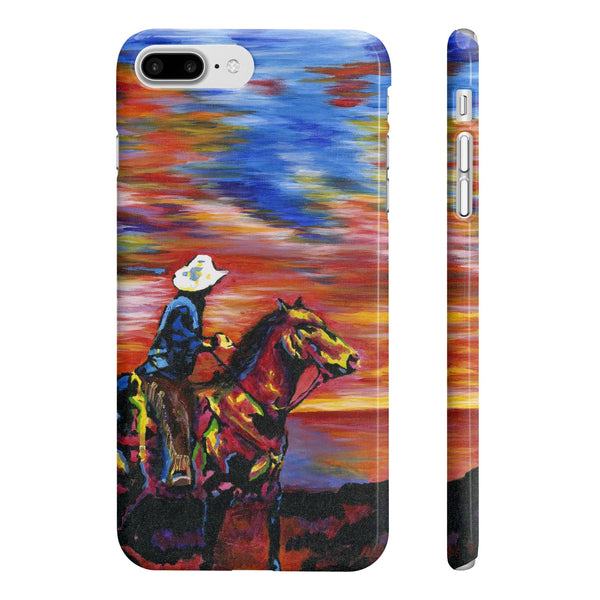 Cowboy Sunset - Phone Case