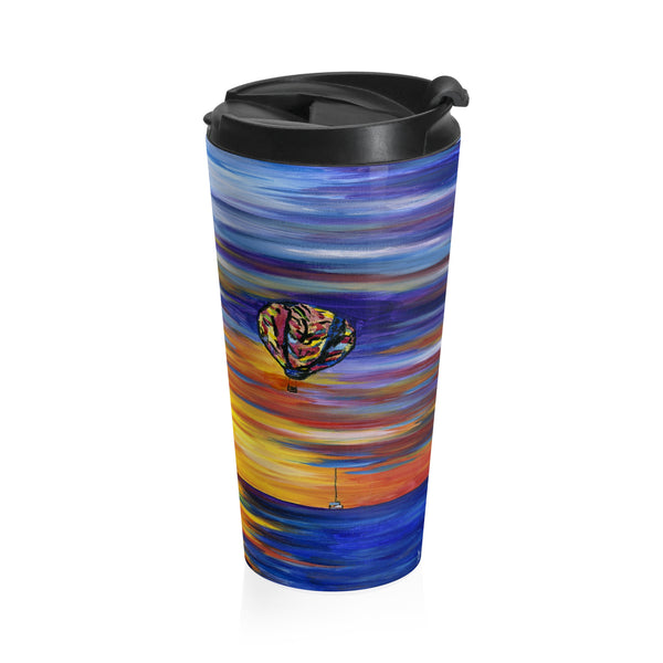 Balloon Sunrise - Travel Mug