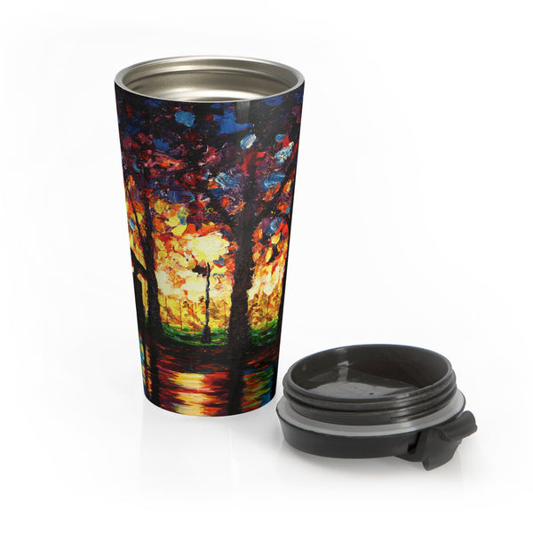 Stroll in the Rain - Travel Mug