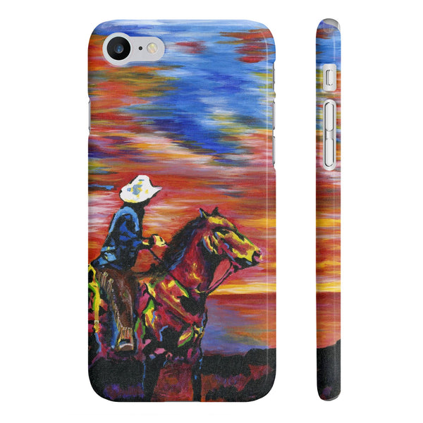 Cowboy Sunset - Phone Case