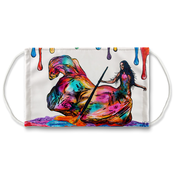 Face Mask - At the End of Her Brush