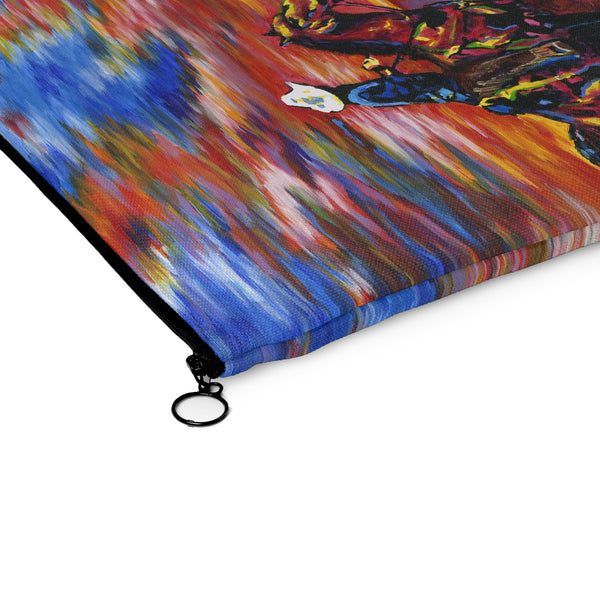 Cowboy Sunset - Flat Carry Pouch