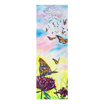 Butterflies Foam Yoga Mat