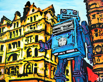 Leicester Square Robot - Workroom Stock